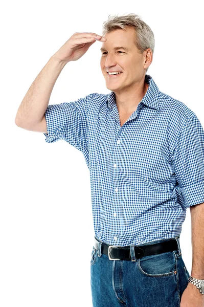 Senior man looking — Stock Photo, Image