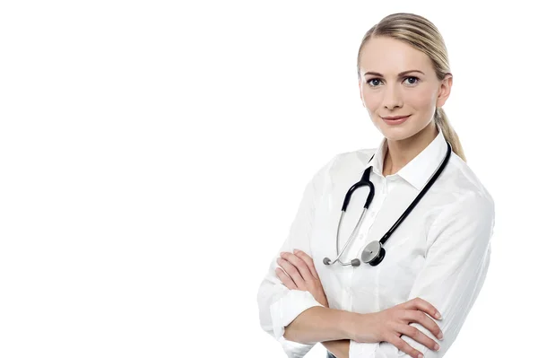 Doctor with crossed arms — Stock Photo, Image