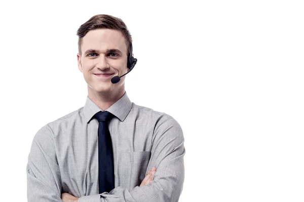 Customer support executive — Stock Photo, Image