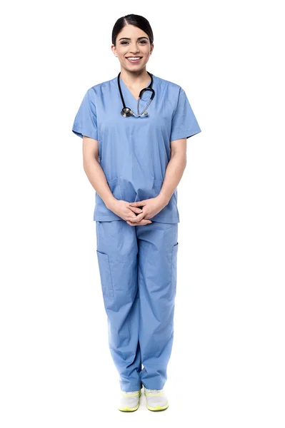 Female doctor with stethoscope — Stock Photo, Image