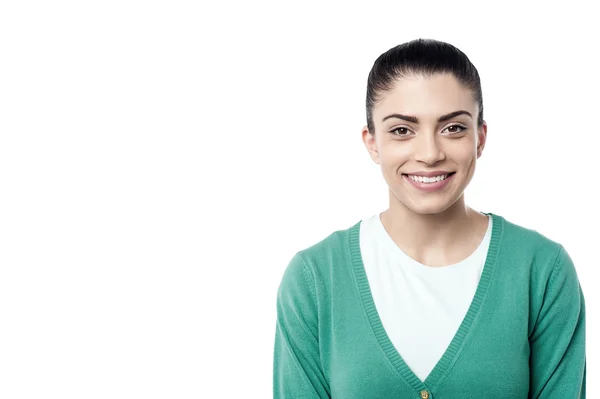 Feliz joven mujer — Foto de Stock