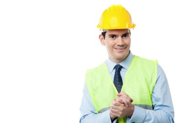 Ellerini sıktı tutan mühendisi