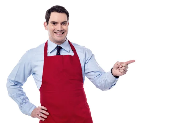 Handsome male chef — Stock Photo, Image