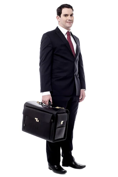 Businessman with briefcase — Stock Photo, Image