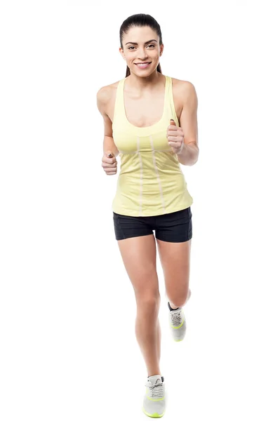 Fitness kvinna jogging — Stockfoto