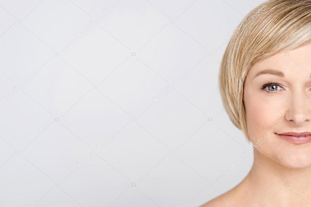 Attractive middle aged woman