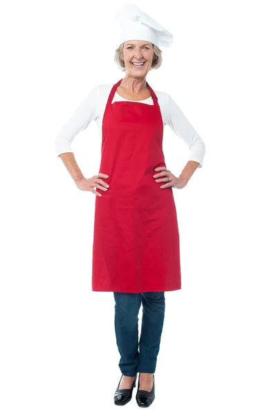 Experienced woman chef — Stock Photo, Image