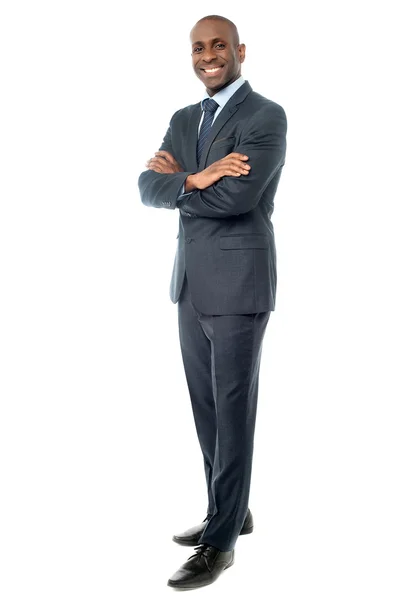 Businessman with arms crossed — Stock Photo, Image