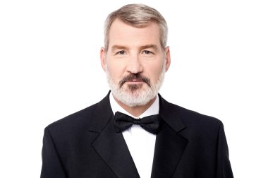 yakışıklı yaşlı işadamı