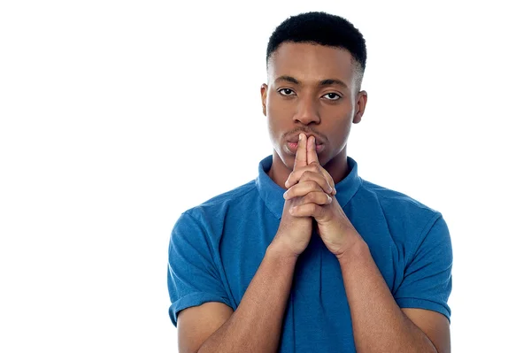 Thoughtful handsome man — Stock Photo, Image