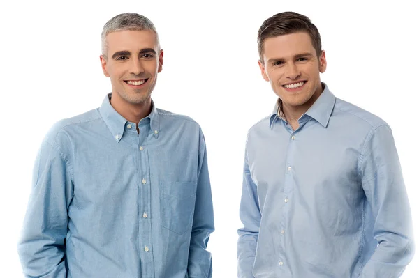 Smiling young casual men — Stock Photo, Image