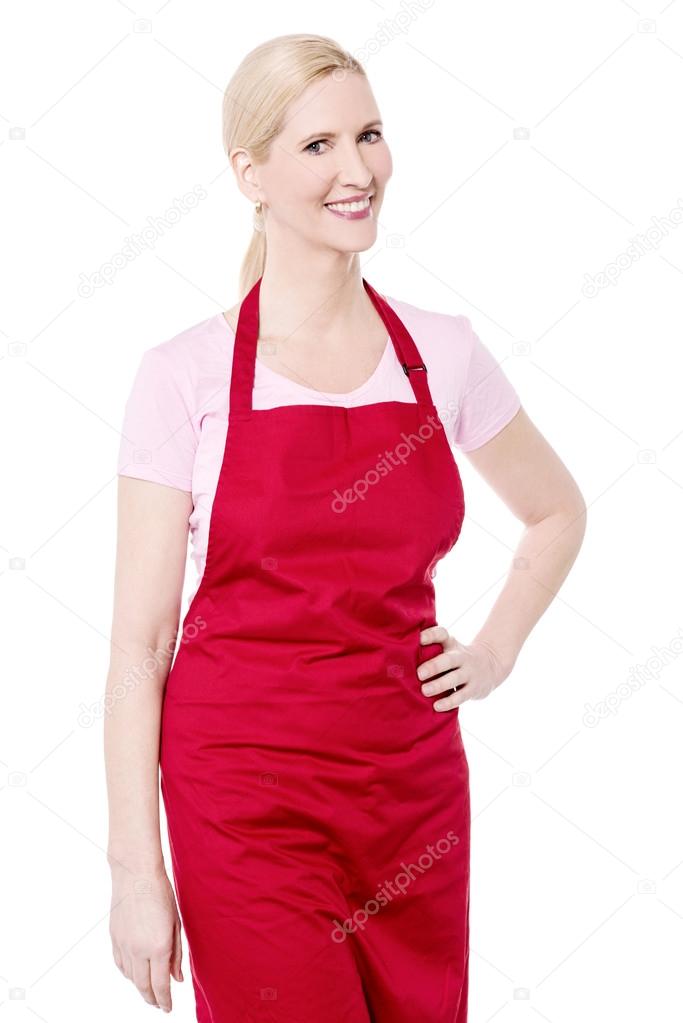 Middle aged woman chef