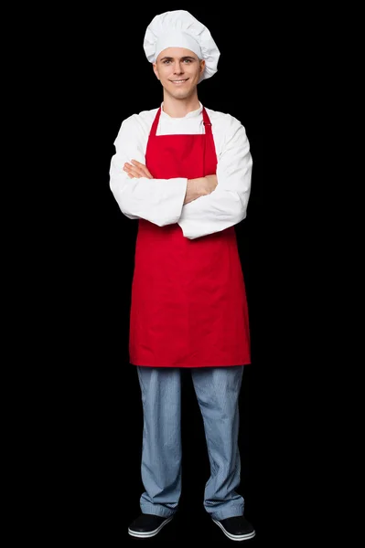 Chef posing with arms crossed — Stock Photo, Image