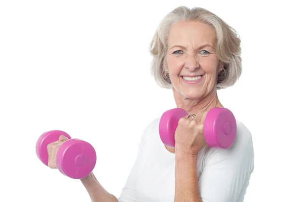 Fitness mujer haciendo ejercicio — Foto de Stock