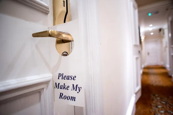 Please make up my room sign — Stock Photo, Image