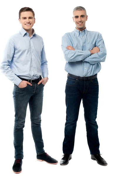 Casual young men posing in style — Stock Photo, Image