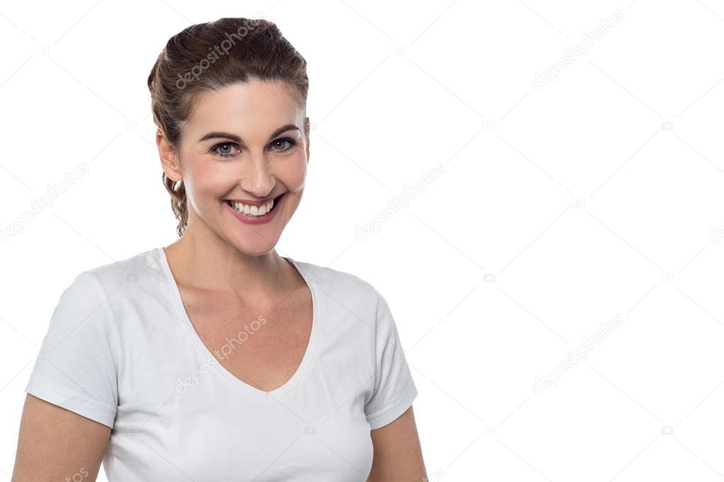 woman facing camera and smiling