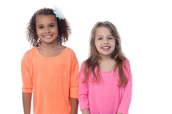 Two pretty little girls — Stock Photo, Image