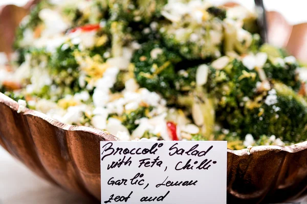 Ensalada de brócoli con feta — Foto de Stock