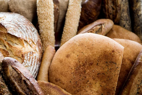 Ekmek farklı türleri — Stok fotoğraf