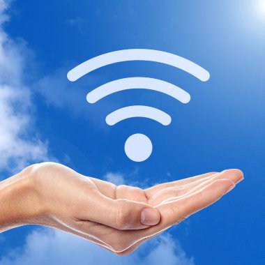 Uzaktan internet erişim simgesi