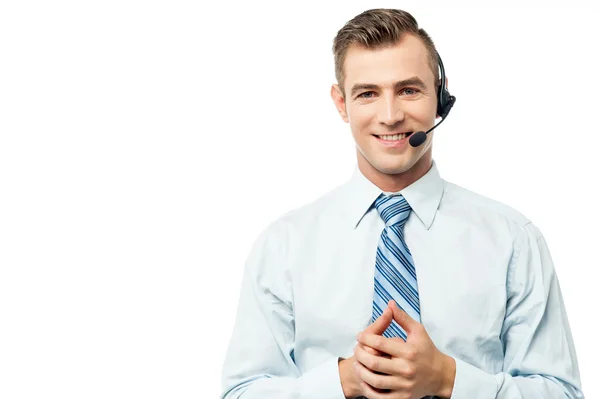 Young customer service representative — Stock Photo, Image