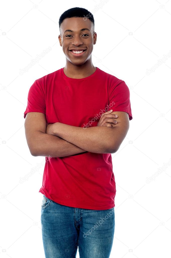 guy posing with crossed arms