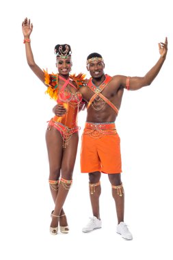 Karnaval kostümleri dansçılar Samba