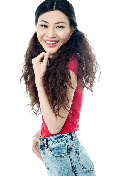 Young slim chinese girl — Stock Photo, Image