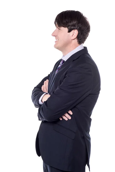 Businessman with folded arms — Stock Photo, Image