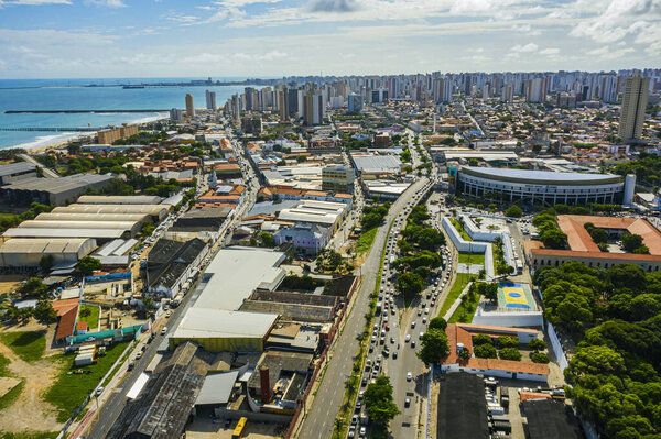 Fortaleza city, Ceara state, Brazil, South America.Large markets in the world. Fortaleza Central Market.