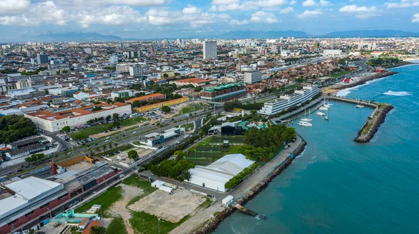 Πανοραμική Θέα Των Όμορφων Πόλεων Fortaleza City Ceara State Brazil — Φωτογραφία Αρχείου