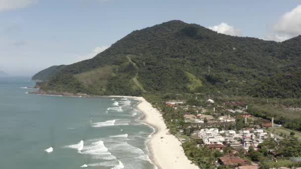 Praia Das Maresias São Paulo Brasil América Sul — Vídeo de Stock