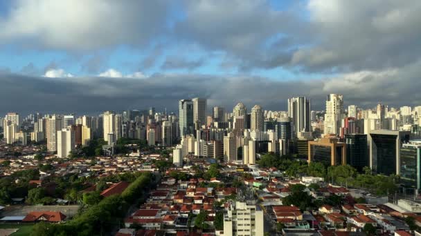 Stad Sao Paulo Stadsdeel Moessons Brazilië Zuid Amerika — Stockvideo