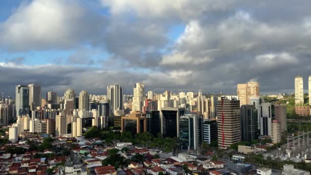 Stad Sao Paulo Stadsdeel Moessons Brazilië Zuid Amerika — Stockvideo