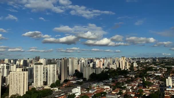 Time Lapse City Sao Paulo Περιφέρεια Itaim Bibi Βραζιλία — Αρχείο Βίντεο
