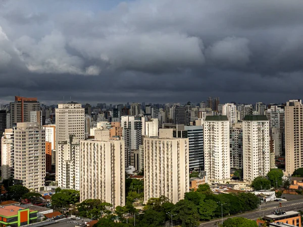 雨马上就要来了 巴西圣保罗市 — 图库照片