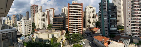 Constructions Bâtiments Amérique Sud Plusieurs Bâtiments Différents Ville Sao Paulo — Photo