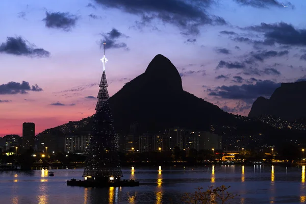 Christmas Tree World Rio Janeiro City Brazil — Stock Photo, Image