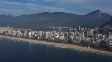 Ipanema ve Leblon plajları. Rio De Janeiro şehri, Brezilya. Güney Amerika.