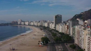 Copacabana Plajı, Rio de Janeiro, Brezilya. Güney Amerika.