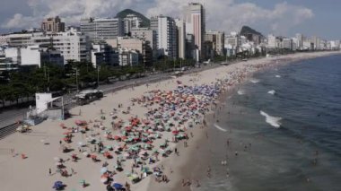 Leblon Sahili, Rio de Janeiro. Brezilya, Güney Amerika.