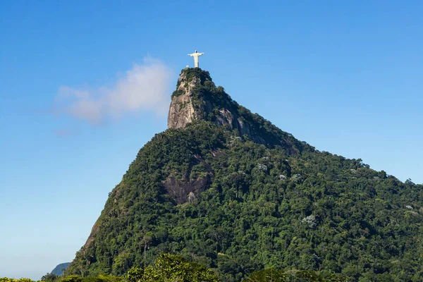 Christus Verlosser Stad Rio Janeiro Brazilië — Stockfoto