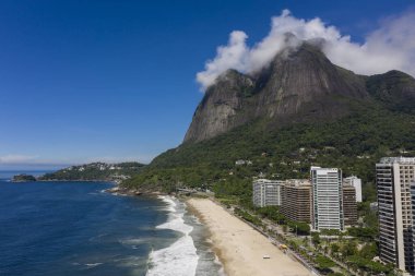 Sao Conrado plajı, Rio de Janeiro, Brezilya.