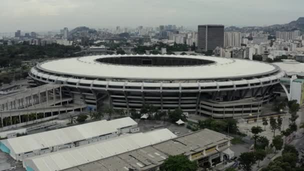 Stadion Maracana Brazylijski Futbol Rio Janeiro Brazylia Ameryka Południowa — Wideo stockowe