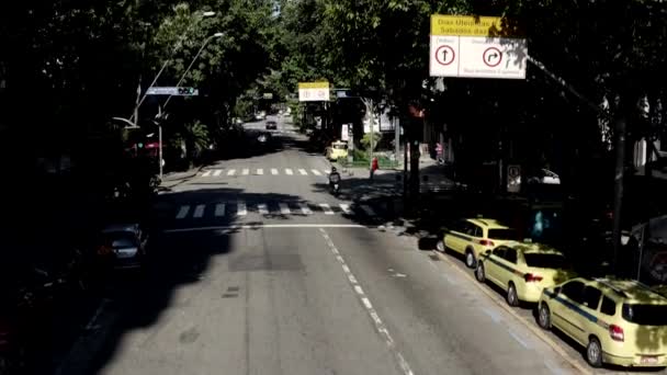 Ciudad Río Janeiro Brasil Calle Ataulfo Paiva — Vídeo de stock