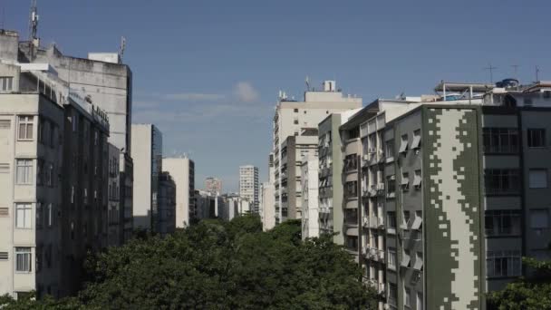 Stad Rio Janeiro Brazilië Straat Ataulfo Paiva — Stockvideo