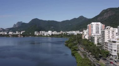 Rio de Janeiro şehri, Lagoa bölgesi. Borges de Medeiros Bulvarı. Brezilya.