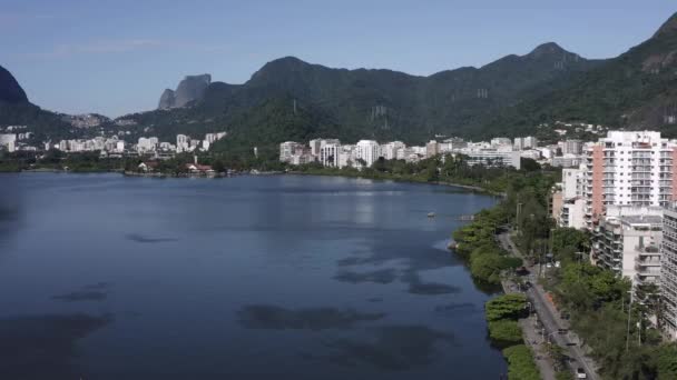 Město Rio Janeiro Okres Lagoa Borges Medeiros Avenue Brazílie — Stock video