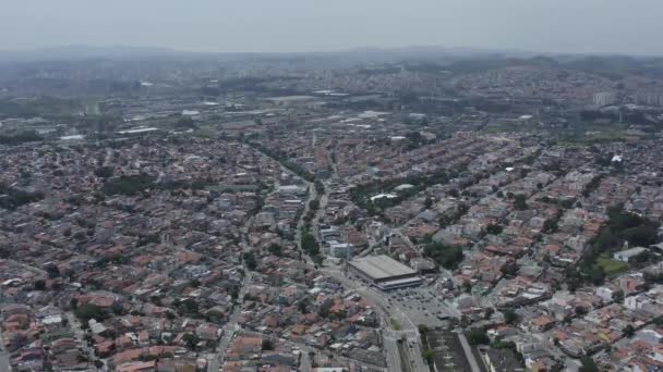 Santo Andre Stato San Paolo Brasile Veduta Aerea Della Città — Video Stock